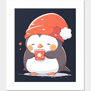 Cute Cocoa Penguin Posters and Art